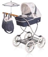 DeCuevas Kočárek pro panenky s deštníkem a doplňky DeCuevas - 90 cm / TOP Collection 2020
