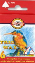 KOH-I-NOOR HARDTMUTH Koh-i-noor voskovky TRIO WAX 6ks/10 mm