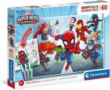 CLEMENTONI Clementoni Puzzle Oboustrann - Super Hero/60 dlk