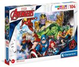CLEMENTONI Clementoni Puzzle - Marvel Avengers 104 dílků