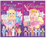 Ditipo Omalovnky se samolepkami Dress Up - mix motiv