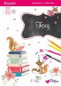 Ditipo Třpytivé omalovánky - Foxy