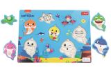 TREFL Dřevěná vkládačka Baby Shark