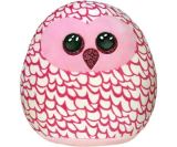 Ty Ty Squish-a-Boos PINKY - růžová sova 22 cm