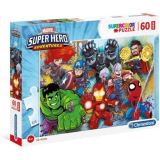 CLEMENTONI Puzzle Maxi Superhero/60 dílků