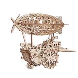 NiXiM NiXiM Dřevěné 3D puzzle - Vzducholoď mechanická