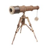 NiXiM NiXiM Dřevěné 3D puzzle - Dalekohled se stojanem