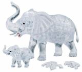 HCM Kinzel Puzzle: Slon s mldtem / 46 dlk 3D Crystal puzzle