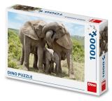 Dino Puzzle Sloní rodina 1000 dílků