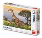 Dino Puzzle Žirafí Rodina 1000 dílků
