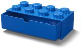 LEGO lon box LEGO stoln 8 se zsuvkou - modr