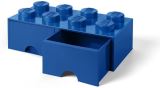 LEGO Úložný box LEGO s šuplíky 8 - modrý