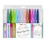 Pentel Popisovač Pentel Arts Touch Brush Sign Pen - 12 barev, sada