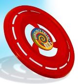 Alexander Létající talíř s otvory Alexander, prům. 28,5 cm (Frisbee)