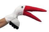 Moravská ústředna Brno Maňásek klapací - Čáp 48 cm