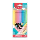 Maped Maped Pastelky trojhranné Color´ Peps pastelové 12 ks