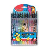 Maped Maped Sada Color´ Peps Monster Fixy 12ks + 15ks pastelek