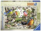 Ravensburger Ravensburger Puzzle - Naši opeření přátelé 1000 dílků
