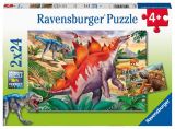 Ravensburger Ravensburger Puzzle - Svět dinosaurů 2x24 dílků