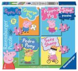 Ravensburger Ravensburger Moje první puzzle - Prasátko Peppa/2,3,4,5 dílků