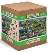 Wooden City Wooden City Puzzle Auta veteráni 1010 dílků, dřevěné