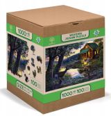 Wooden City Wooden City Puzzle Večer u jezera 1010 dílků, dřevěné