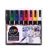 Posca Posca Sada akrylových popisovačů 1,8-2,5 mm - základní barvy 8 ks
