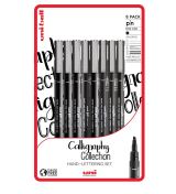 Uni Uni Pin Sada linerů - Caligraphy 8 ks