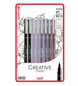 Uni Uni Pin Sada linerů - Creative Strokes 8 ks