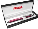 Pentel Pero gelové Pentel EnerGel BL407 - červené 0,7mm v dárkové krabičce