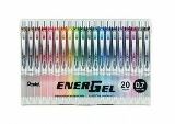Pentel Pero gelové Pentel EnerGel BL77 - 20 barev 0,7mm / sada
