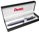Pentel Pero gelové Pentel EnerGel BL407 - fialové 0,7mm v dárkové krabičce