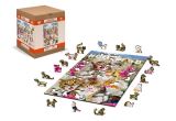 Wooden City Wooden City Puzzle Kočky v Hollywoodu 300 dílků, dřevěné