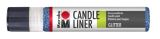Marabu Marabu Candle Liner na svíčky - glitrový safírový 25 ml