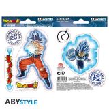 AbyStyle Dragon Ball Samolepky - 2 aršíky Goku&Vegeta