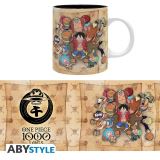 AbyStyle ONE PIECE Keramick hrnek - Logs Cheers (objem 320 ml)