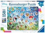 Ravensburger Ravensburger Puzzle Disney - Bubliny s oblíbenými postavami 150 dílků