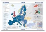 Kartografie Praha Evropa - Evropská unie a NATO 1:5 000 000 nástěnná mapa