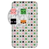 Jerry Fabrics Dětské prostěradlo - Minecraft Adventure