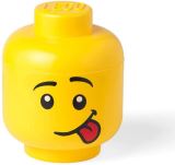 LEGO Úložný box LEGO hlava (velikost L) - silly