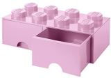 LEGO Úložný box LEGO s šuplíky 8 - světle růžový