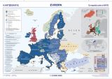 Kartografie Praha Evropa - Evropská unie a NATO 1:5 000 000 nástěnná mapa