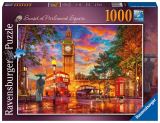 Ravensburger Ravensburger Puzzle - Západ slunce u Big Benu 1000 dílků