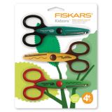 Fiskars Fiskars Kidzors Sada dětských tvarových nůžek zvířata z mokřadů 3 ks