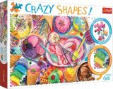 TREFL Trefl Puzzle Crazy Shapes Sladké sny 600 dílků
