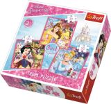TREFL Trefl Puzzle Disney Princess - Kouzelný svět 3v1