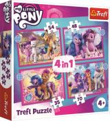 TREFL Trefl Puzzle My Little Pony - Barevní poníci 4v1 (35, 48, 54, 70 dílků)