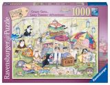 Ravensburger Ravensburger Puzzle - Život bláznivých koček 1000 dílků