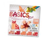 Folia paper Folia Origami papíry na skládání 10 x 10 cm - červené 80 g