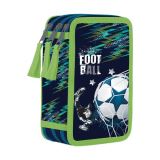 Karton P+P Penál 3 patrový - Fotbal